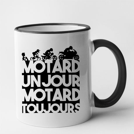 Mug Motard un jour Noir