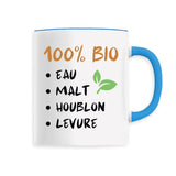 Mug 100% bio eau malt houblon levure 