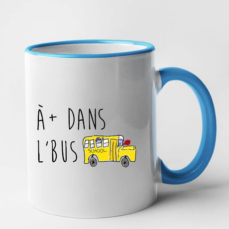 Mug À plus dans l'bus Bleu