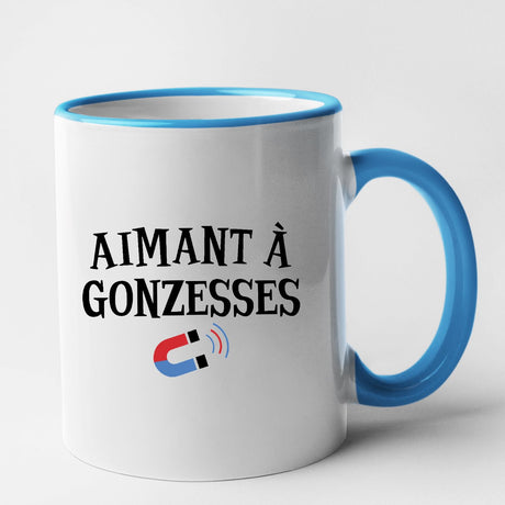 Mug Aimant à gonzesses Bleu