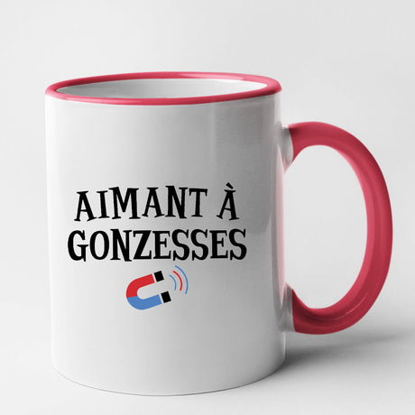 Mug Aimant à gonzesses Rouge