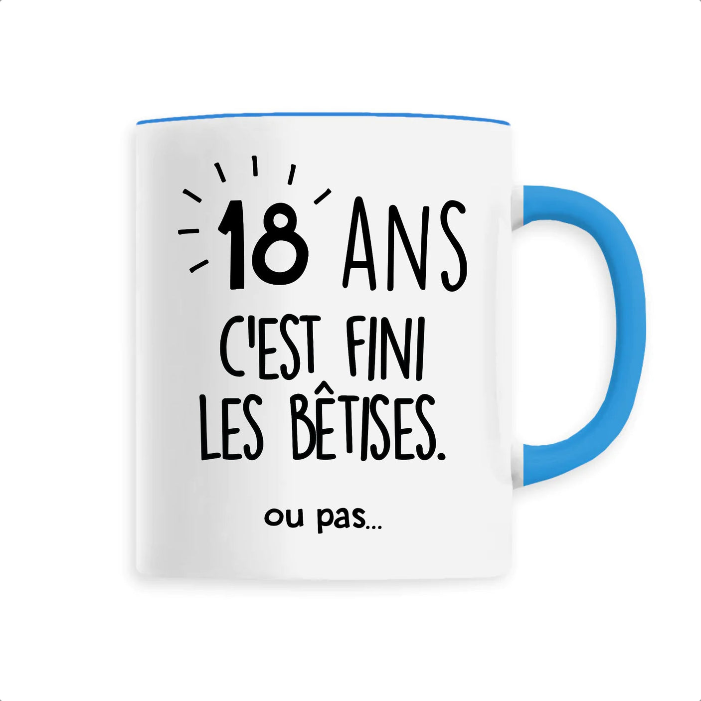 Mug Anniversaire 18 ans 