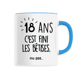 Mug Anniversaire 18 ans 