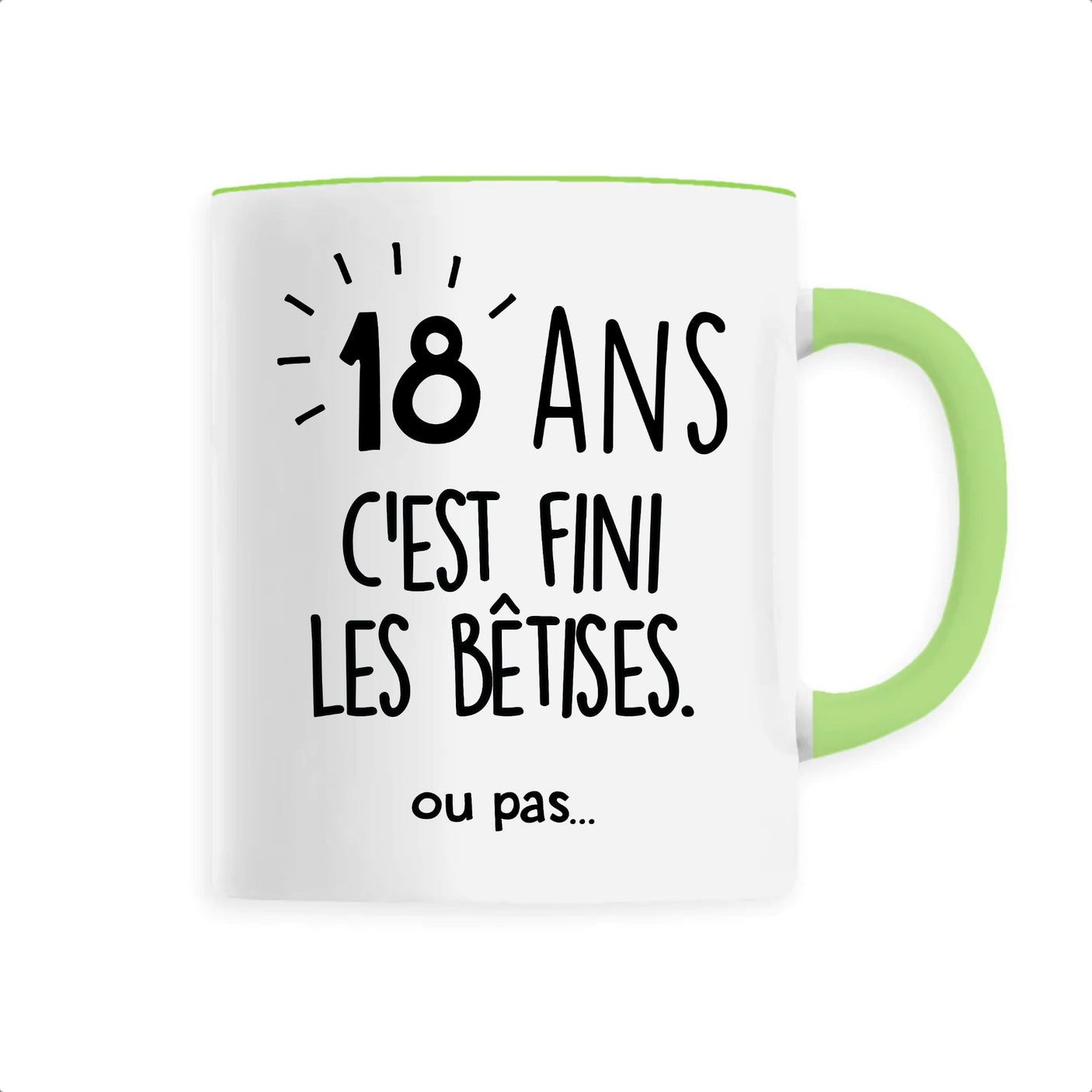 Mug Anniversaire 18 ans 