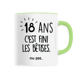 Mug Anniversaire 18 ans 