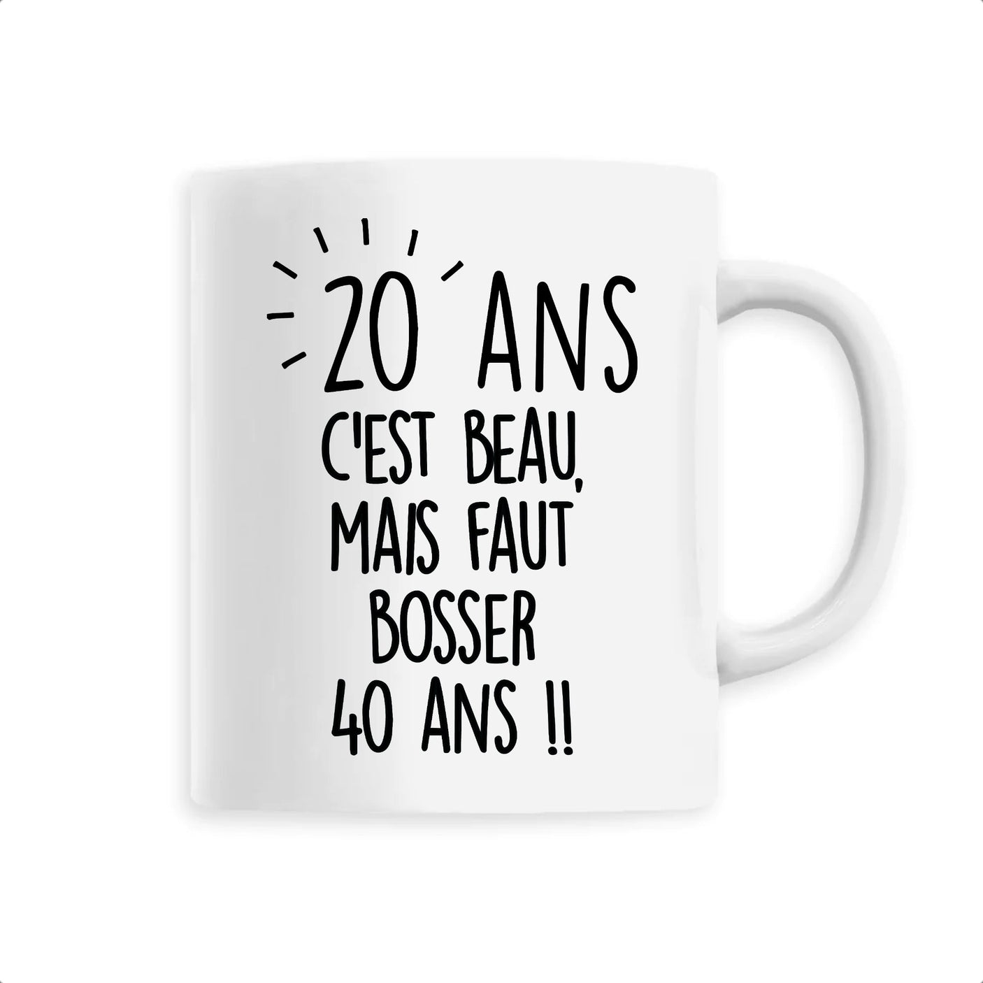 Mug Anniversaire 20 ans 