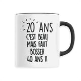 Mug Anniversaire 20 ans 