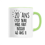 Mug Anniversaire 20 ans 