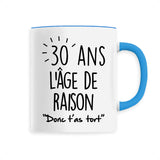 Mug Anniversaire 30 ans 