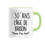 Mug Anniversaire 30 ans 