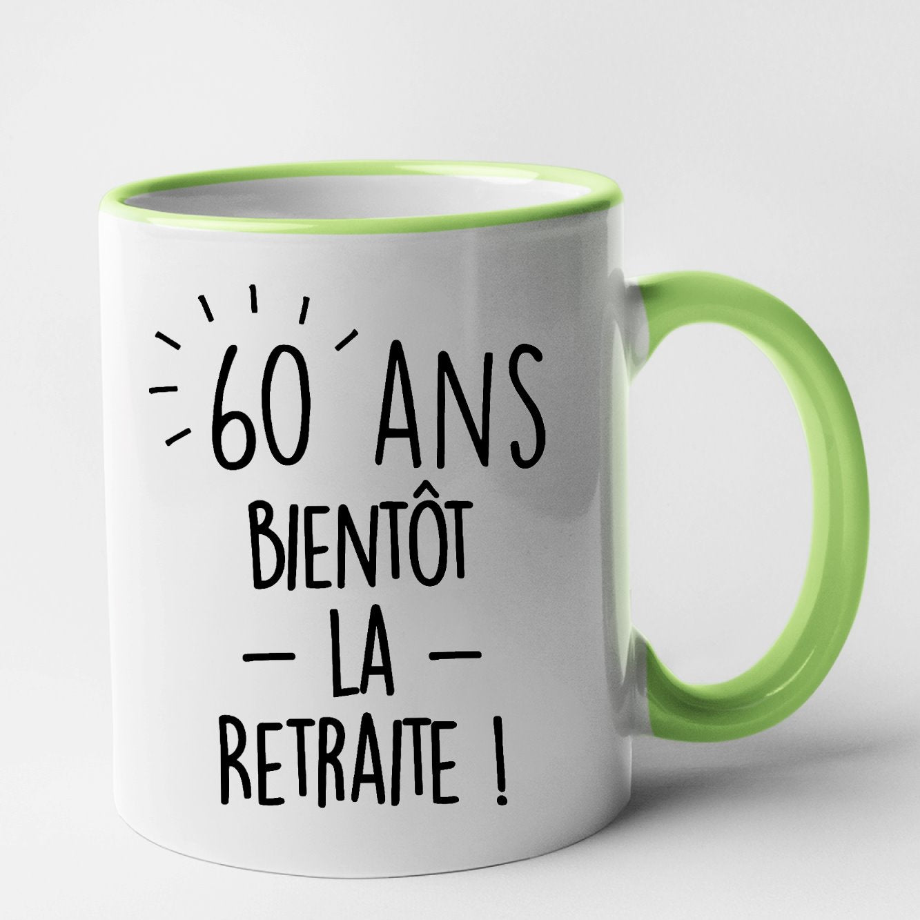 Mug Anniversaire 60 ans Vert