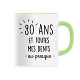 Mug Anniversaire 80 ans 