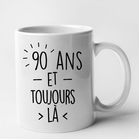 Mug Anniversaire 90 ans Blanc