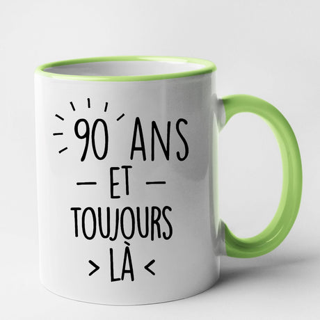 Mug Anniversaire 90 ans Vert