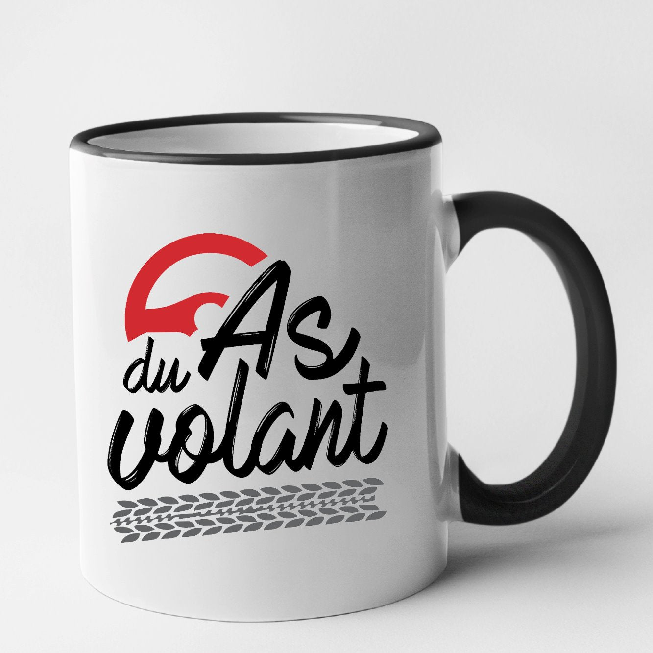 Mug As du volant Noir