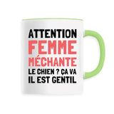 Mug Attention femme méchante 