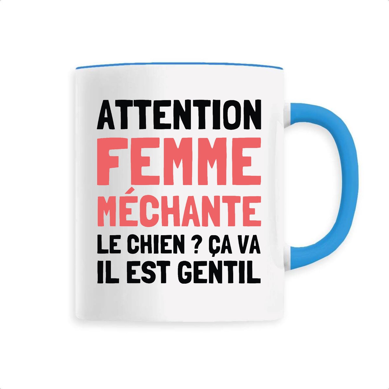 Mug Attention femme méchante 