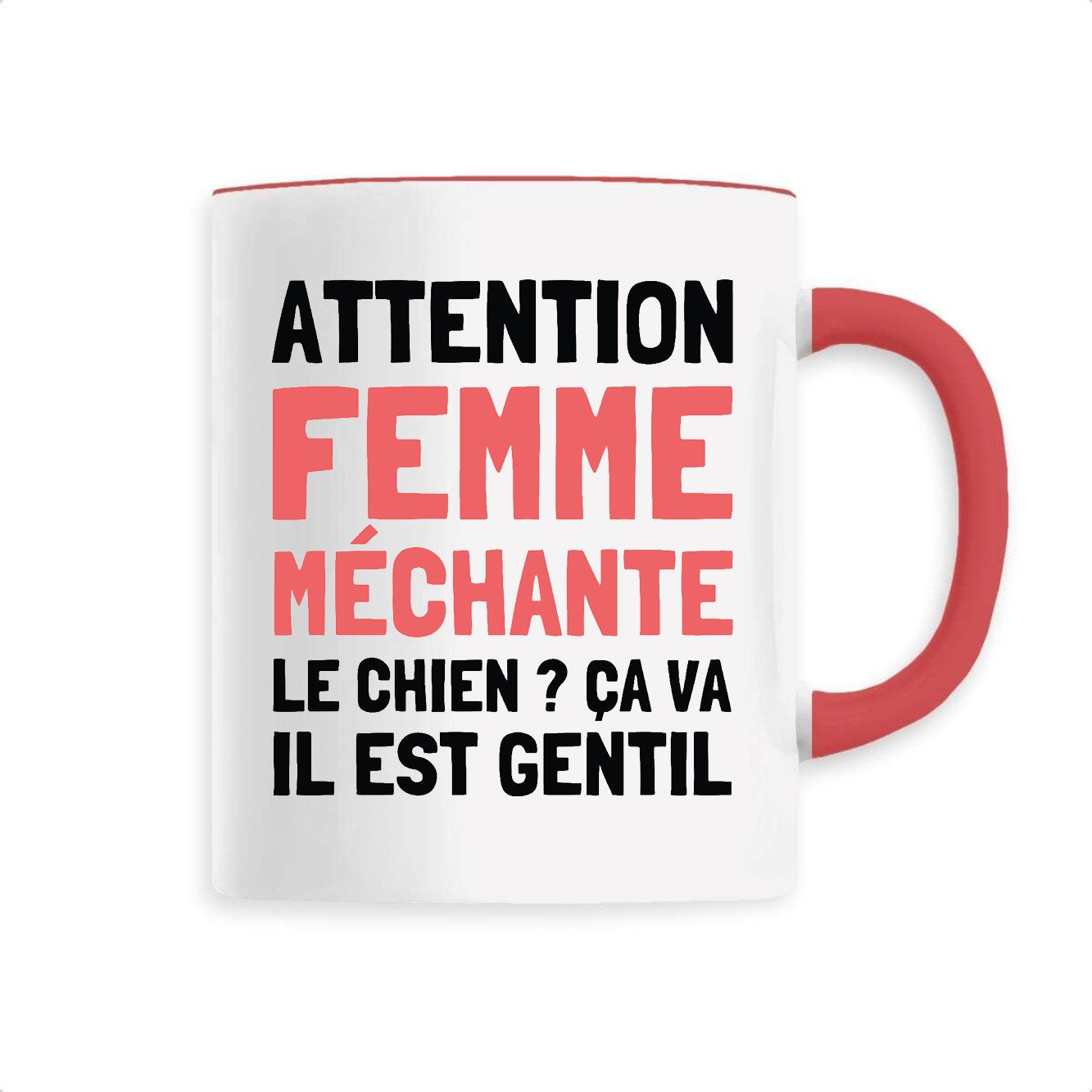 Mug Attention femme méchante 