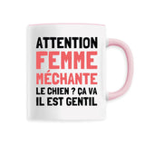 Mug Attention femme méchante 