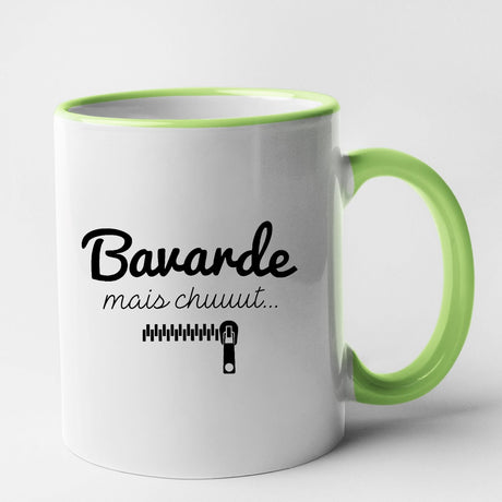 Mug Bavarde mais chut Vert