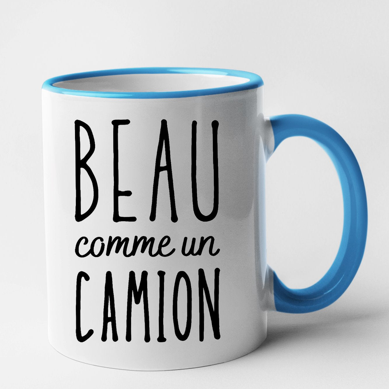 Mug Beau comme un camion Bleu