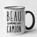 Mug Beau comme un camion Noir