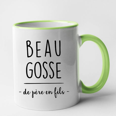 Mug Beau gosse de père en fils Vert