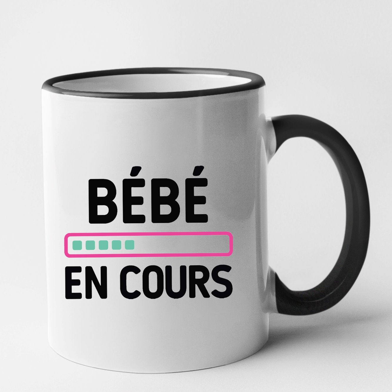 Mug Bébé en cours Noir