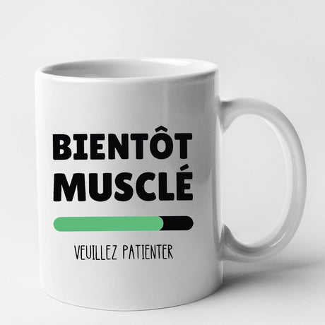 Mug Bientôt musclé Blanc