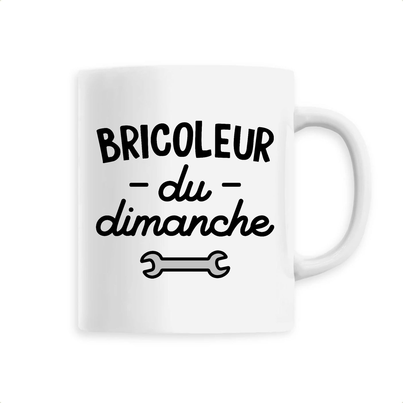 Mug Bricoleur du dimanche Blanc