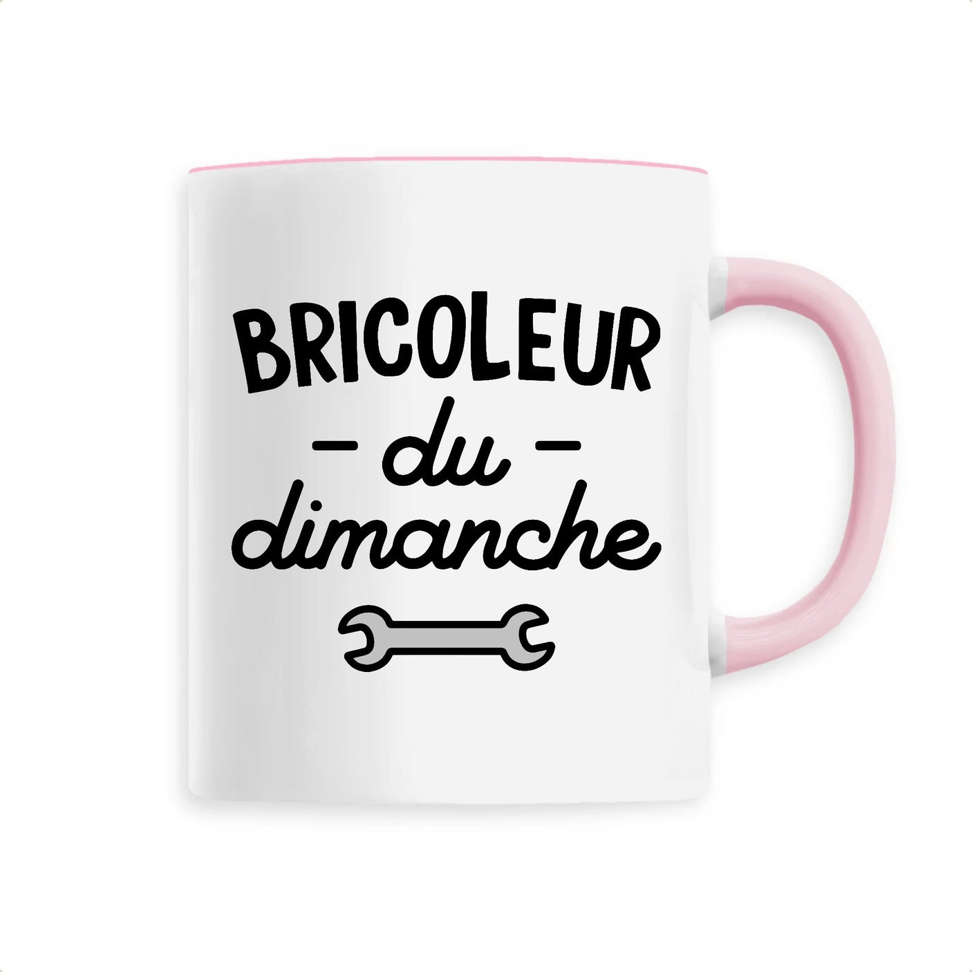 Mug Bricoleur du dimanche Rose