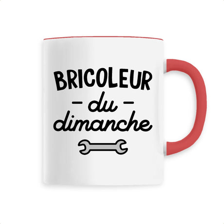 Mug Bricoleur du dimanche Rouge