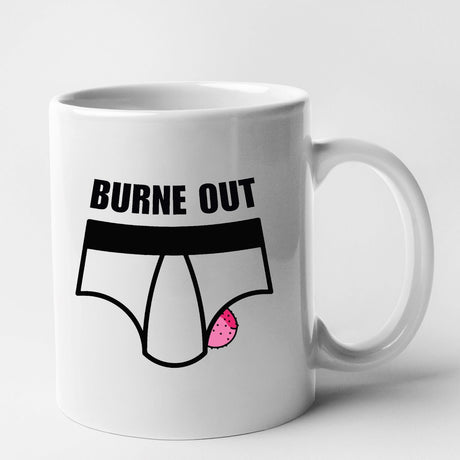 Mug Burne out Blanc