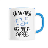 Mug Ça va chier des bulles carrées 