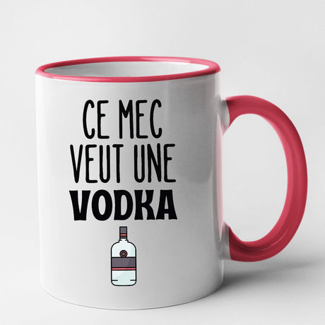 Mug Ce mec veut une vodka Rouge