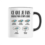 Mug Ce que je fais durant mon temps libre Voiture 