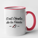 Mug C'est l'heure de la fessée Rouge