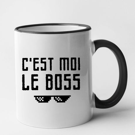 Mug C'est moi le boss Noir