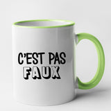 Mug C'est pas faux Vert