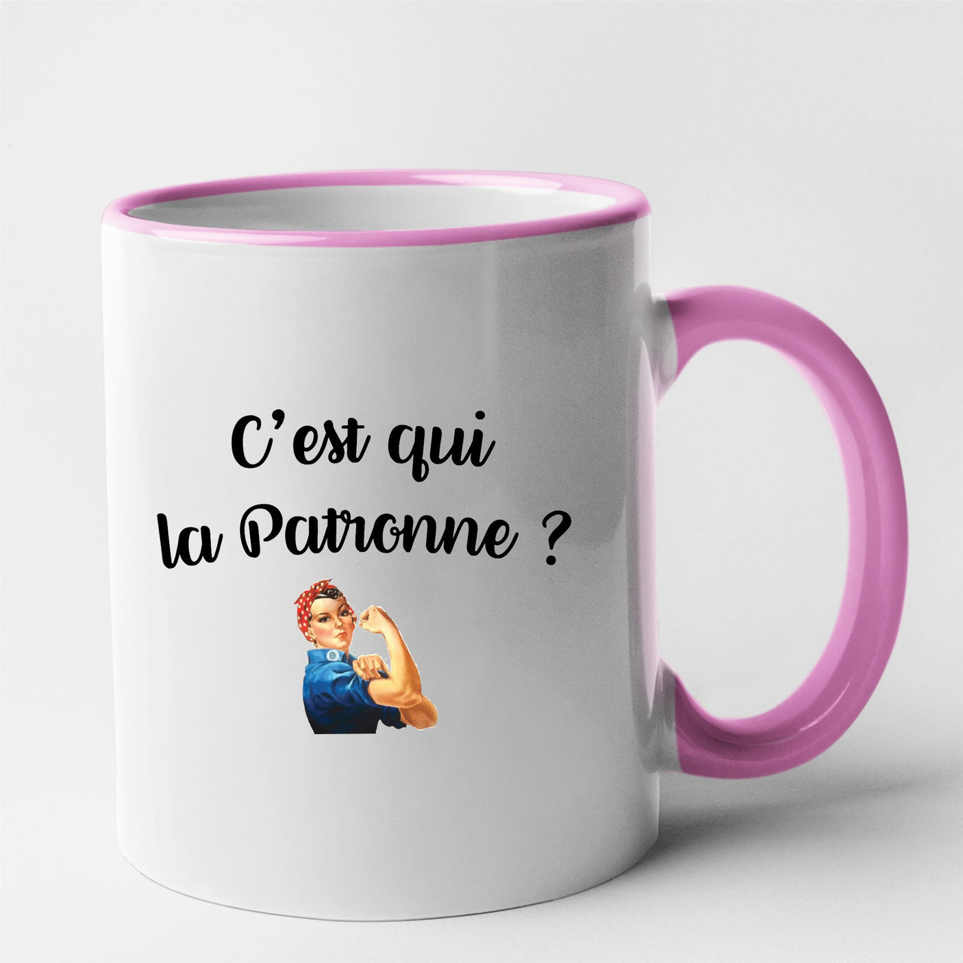 Mug C'est qui la patronne Rose