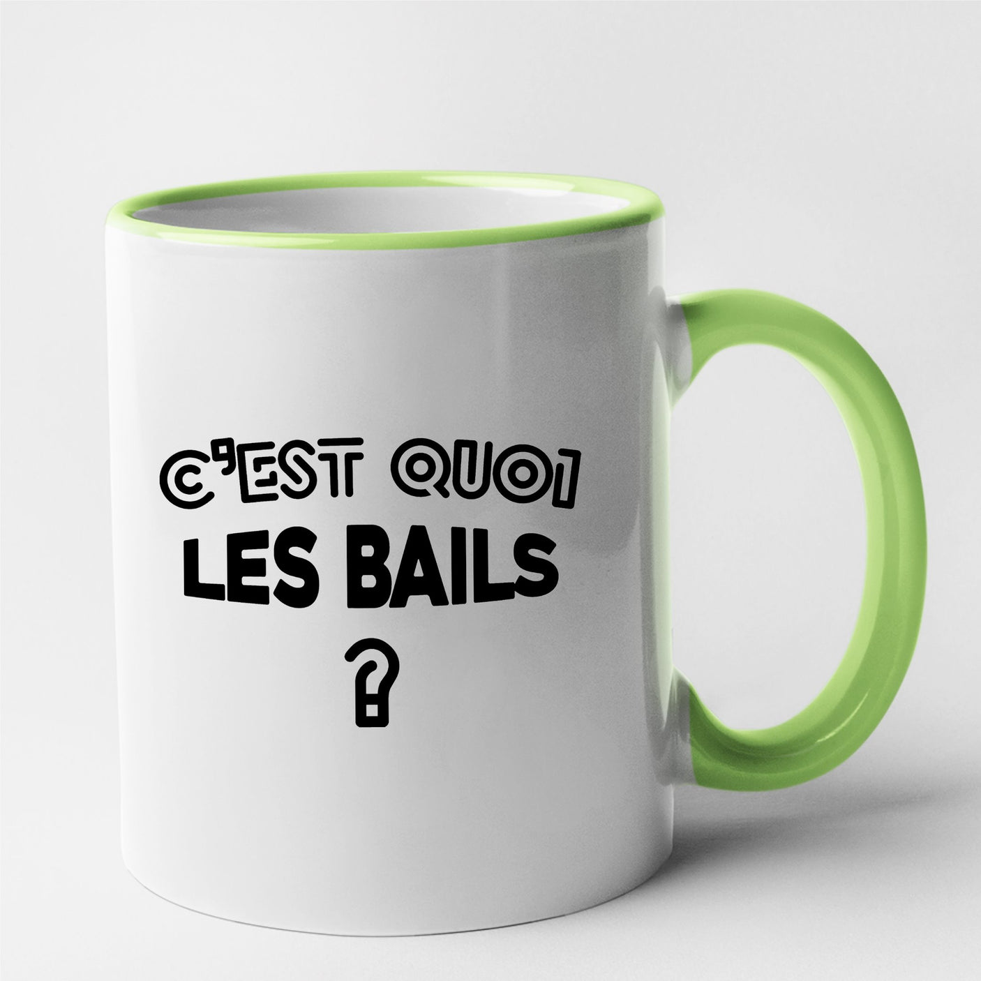 Mug C'est quoi les bails Vert