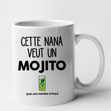 Mug Cette nana veut un mojito Blanc