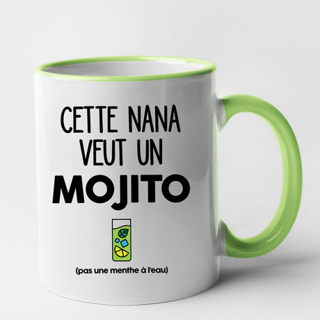 Mug Cette nana veut un mojito Vert