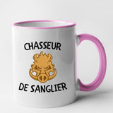 Mug Chasseur de sanglier Rose