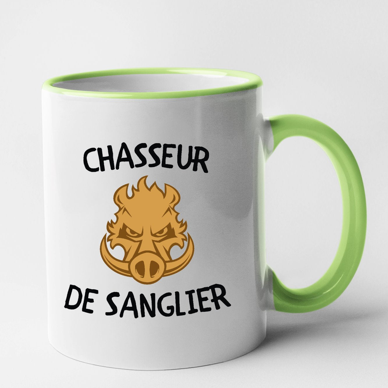 Mug Chasseur de sanglier Vert