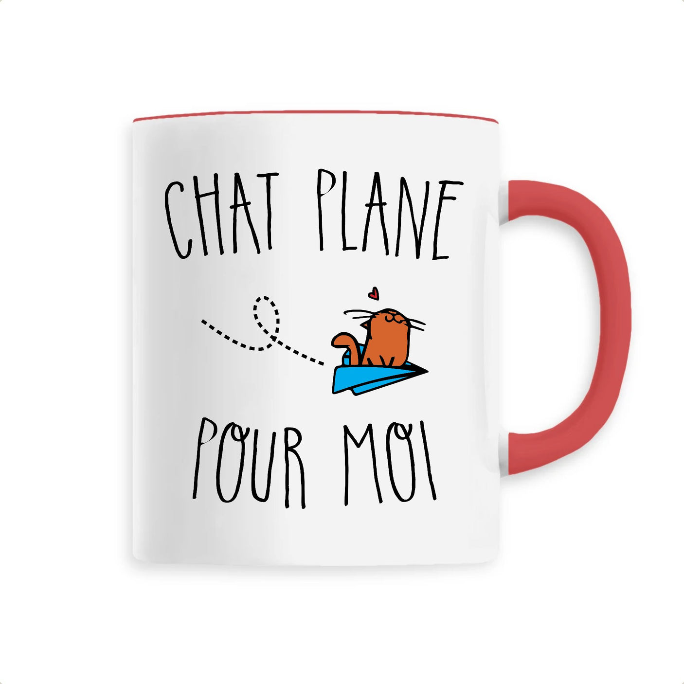 Mug Chat plane pour moi 