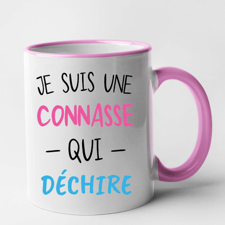 Mug Connasse qui déchire Rose