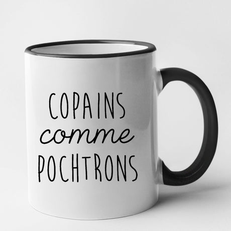 Mug Copains comme pochtrons Noir