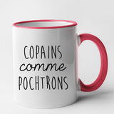 Mug Copains comme pochtrons Rouge