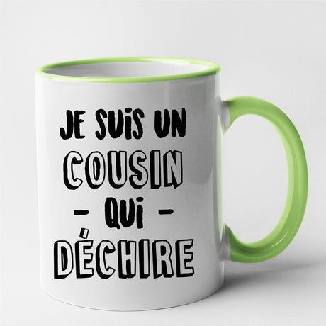 Mug Cousin qui déchire Vert